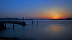 Zur Blauen Stunde in Ermatingen am See. (Bild: Markus Spies)