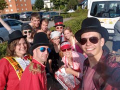 Das Leiterteam des Sommerlagers Reiden ist bereit für Lager unter dem Motto "Zirkus". (Lagerbild: Tim Luternauer, Reiden 29. Juli 2018)