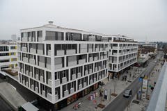 Die Gross-Überbauung «Blickpunkt» ist ein geglücktes, städtebauliches Element.