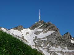 Der Säntis vom Rotsteinpass aus gesehen (Bild: Toni Sieber)