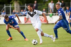 Shkelqim Demhasaj und Marvin Schulz haben das Nachsehen. (Bild: Daniela Frutiger/freshfocus)