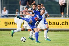 Akrobatische Einlage von Stefan Wolf (Bild: Daniela Frutiger/freshfocus)