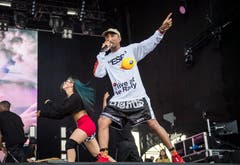 Nerd mit Pharell Williams am Open Air Frauenfeld. (Bild: Reto Martin)