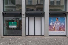 Auch dieses Lokal an der Kapellgasse 8 ist nicht vermietet. Während Jahrzehnten war Herren Globus eingemietet.