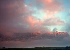 Wetterstimmung auf der Wartegg, mit dem Säntis im Hintergrund. (Bild: Wolfgang Reisser)