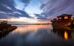 Abendstimmung am Zugersee. (Bild: Daniel Heggli (Zug, 6. Juli 2018))