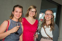 Zusammen feirte sie den Start in einen neuen Lebensabschnitt. (Bild: André A.Niederberger (Stans, 6.Juli 2018))