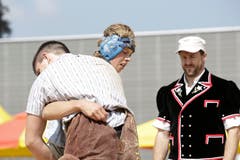 Weinfelden TG ,07.07.2018 / NOS - Nachwuchsschwingen auf dem Gelände der Paul Reinhard Schule Weinfelden