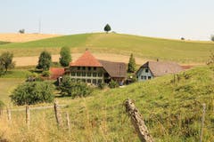 Berner Bauernhaus am Schlossberg. (Bild: Irene Wanner)