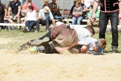 Weinfelden TG ,07.07.2018 / NOS - Nachwuchsschwingen auf dem Gelände der Paul Reinhard Schule Weinfelden