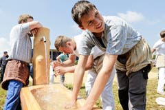 Weinfelden TG ,07.07.2018 / NOS - Nachwuchsschwingen auf dem Gelände der Paul Reinhard Schule Weinfelden