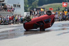 Impressionen von der «Hollywood Stunt & Action Show» (Bild: Martin Uebelhart (Sarnen, 8. Juli 2018))