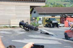 Impressionen von der «Hollywood Stunt & Action Show» (Bild: Martin Uebelhart (Sarnen, 8. Juli 2018))