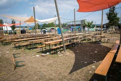 Das verlassene Open-Air-Gelände. (Bild: Reto Martin)