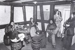 Szene im Jugendhaus, ca. 1969. (Bild: Michel Canonica/Privatarchiv Beat Cina)