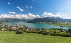 Blick auf das Ägerital. (Bild: Daniel Hegglin)