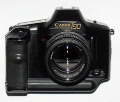 Die Spiegelreflexkamera Canon T90. (Bild: Wolfgang Thannerle)