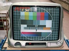 TV-Gerät, in beschränkter Zahl produziert. (Bild: Peter Förster/DPA)