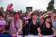 Am Volksschlager-Abend am Heitere Open Air.(Bild: Dominik Wunderli)