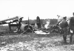 Die Motoren, die mit speziellen Turboladern für den Flug in grosser Höhe ausgestattet waren, wurden später von der Schweizer Fliegertruppe in Dübendorf eingehend untersucht. (Bild: Warbird.ch)