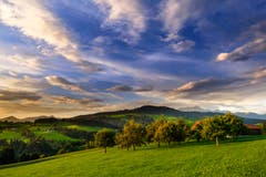 Sonnenaufgang von Ufem Tobel Herisau aus. (Bild: Luciano Pau)