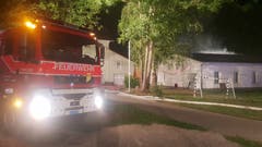 Die Feuerwehr Märstetten-Wigoltingen sowie die Stützpunktfeuerwehr Weinfelden waren vor Ort. (Bild: Beat Kälin/brk News)