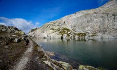 Grütlisee oder auch Grätlisee genannt. (Bild: Marianne Schmid (Grimselgebiet, 12. August 2018))