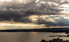 Abendstimmung am Zugersee. (Bild: Daniel Hegglin, 14. August 2018)