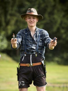 Geld her! (Bild: Jakob Ineichen, 10. Juli 2018)