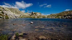 Ein Seelein auf der Gotthard-Seen-Rundwanderung. (Bild: Marianne Schmid (Gotthard, 15. August 2018))