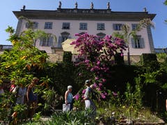 Palast-Gebäude auf der Insel Brissago. (Bild: Josef Müller (Brissago, 16. August 2018))