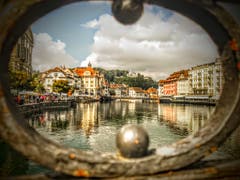 Ein schöner Bogenblick Richtung Chateau Gütsch! (Bild: Iracy Gomes (Luzern, 18. August 2018))