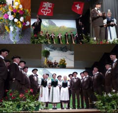 Einmalig schönes Unterwaldner Naturjodelkonzert. (Marianne Rohrer (Giswil, 18. August 218))