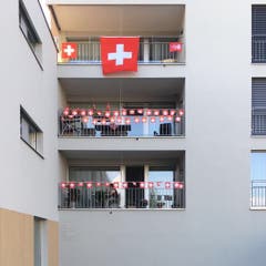 Festlich geschmückt. (Bild: Susanne Burch (Emmen, 1. August 2018))