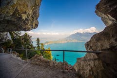 Wunderbarer Ausblick vom Felsenweg. (Bild: René Burch (Bürgenstock, 19. August 2018))