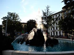 Langsam wird der wunderschöne Tag in Lugano enden und wir werden uns wieder unserer Zentralschweiz zuwenden. (Bild: Margrith Imhof-Röthlin (Lugano, 20. August 2018))