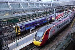 Am Bahnhof Central-Glasgow, Schottland. (Bild: Josef Habermacher)