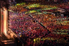 Impressionen vom Konzert der Toten Hosen auf der Luzerner Allmend. (Bild: Philipp Schmidli (Luzern, 25. August 2018))