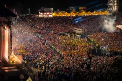 Impressionen vom Konzert der Toten Hosen auf der Luzerner Allmend. (Bild: Philipp Schmidli (Luzern, 25. August 2018))