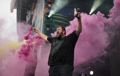 Die Toten Hosen auf der Allmend Luzern. Die Vorgruppe «Feine Sahne Fischfilet». (Bild: Corinne Glanzmann (Luzern, 25. August 2018))
