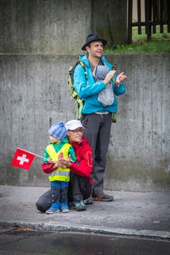Frauenfeld TG - Der Start des Stadtlaufs Frauenfeld mit MuKi und VaKi.