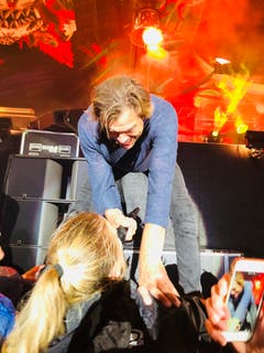 Campino am Konzert ganz nah. (Bild: Linda Rohde, Allmend, 25. August 2018)
