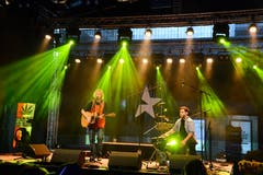 Auftritt der Next Step on Ice auf der Krempel-Bühne beim «Blickpunkt».