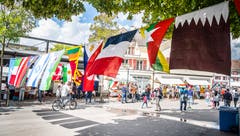Kulturenfest in Weinfelden auf dem Marktplatz. (Bild: Andrea Stalder)