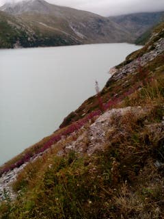 Faszinierende Landschaft am Stausee Mattmark bei Saas Almagell. (Bild: Bruno Ringgenberg, Mattmark, Saas Almagell, 25. August 2018)