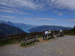 Schöner Blick Richtung Thunersee. (Bild: Josef Müller, 27. August 2018)