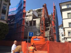 Die Bausünde in der Altstadt verschwindet in den nächsten Wochen.