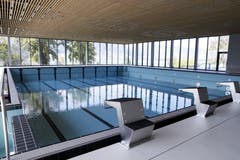 Das 25-Meter-Schwimmbecken.