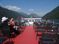 Auf dem Oberdeck. (Bild: Josef Müller, 29. August 2018)