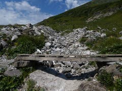 Nicht ein Tropfen Wasser (Bild: Walter Buholzer (Fürenalp, 4. August 2018))